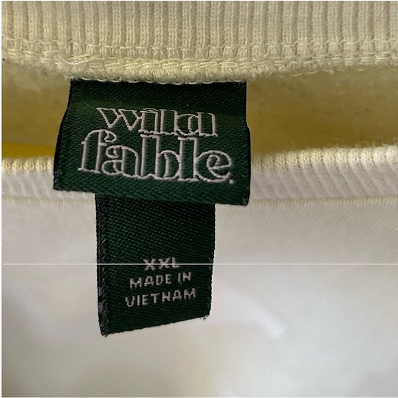 Yellow Hawaii Crewneck Size XXL WILD FABLE. SOFT. SWEATSHIRT - Picture 3 of 3